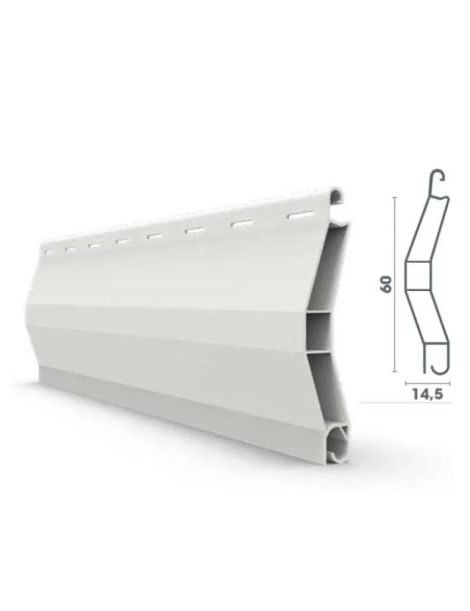 Lame 60mm PVC Blanc 190cm de long