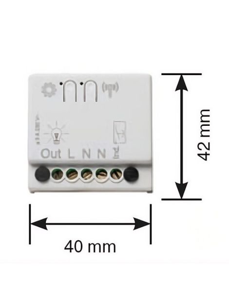 Récepteur radio Becker LightControl LC120 PLUS cotes