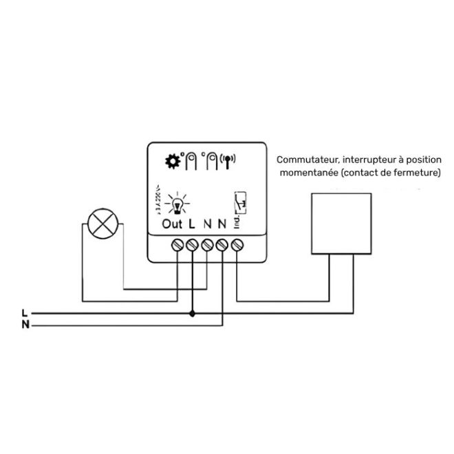 Récepteur radio Becker LightControl LC120 PLUS schéma