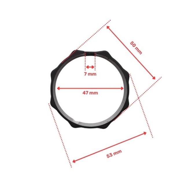 adaptations moteur simu-Somfy Ø50 - Tube octo 50 Selve côtes couronne
