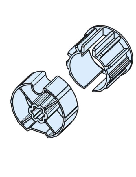 Roue et couronne Rond 78 déport central de 4 mm pour moteur Becker D.60