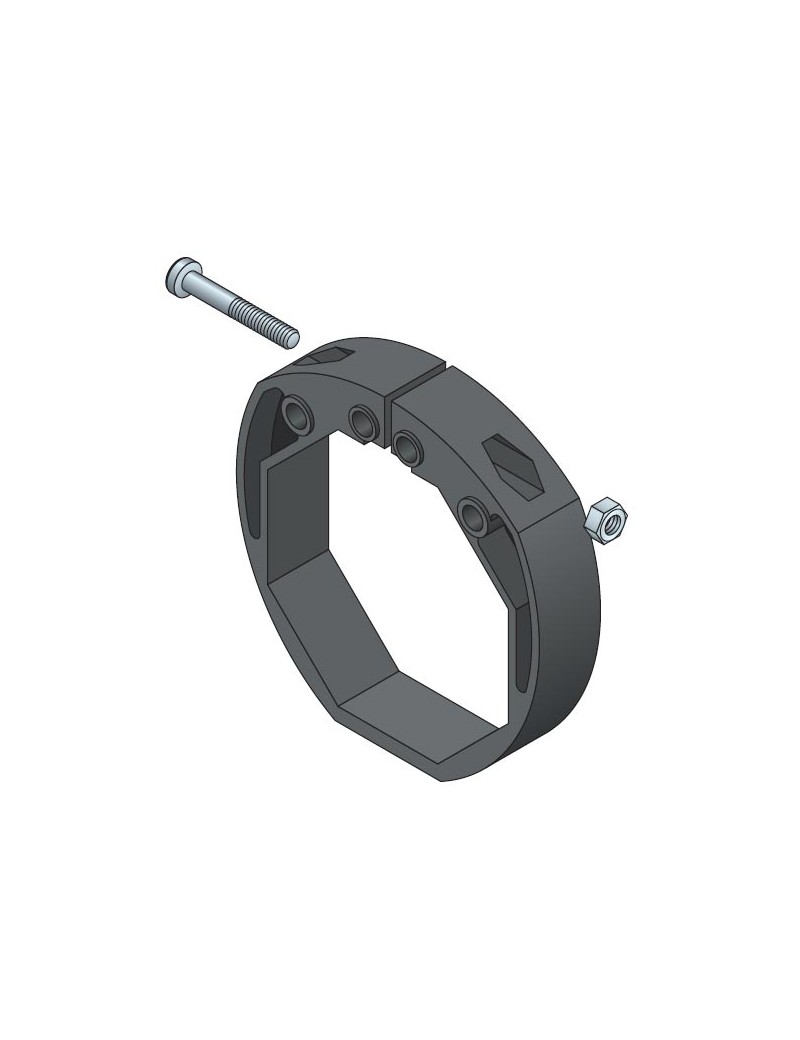 Bague verrou pour tube Octo60 système VAS