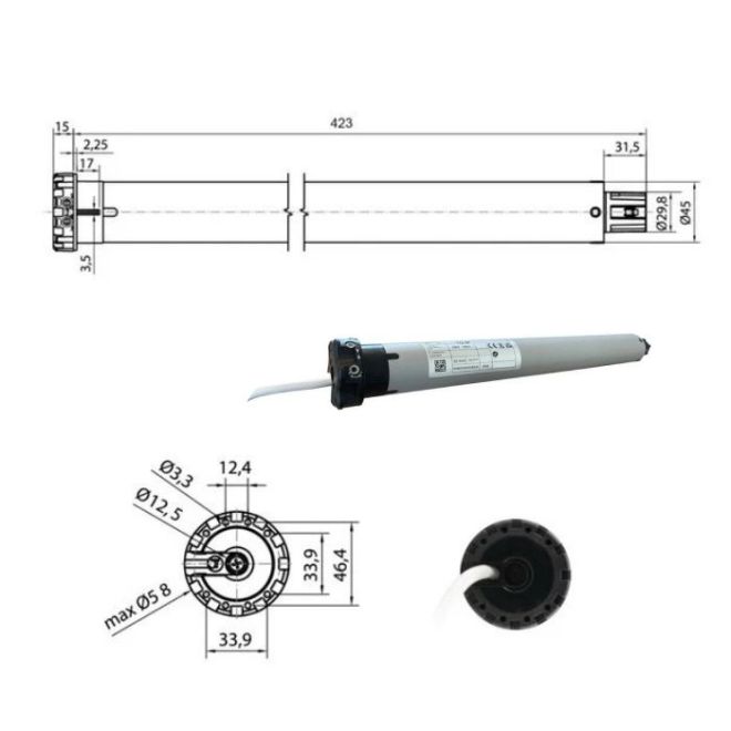 Moteur TTGOTG M 1017 SH tête étoile Filaire Méca