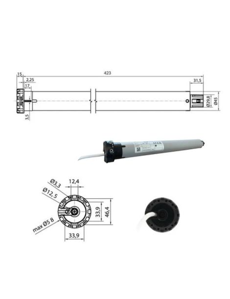Moteur TTGOTG M 1017 SH tête étoile Filaire Méca
