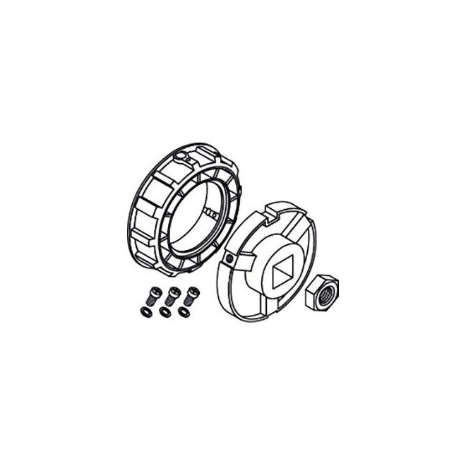 Jeux d'adaptation D.124 moteurs D.80Tube Ø133 x 4mm