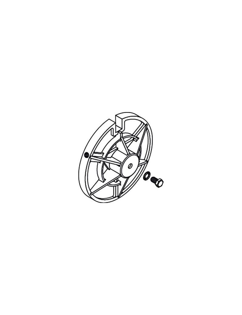 Jeux d'adaptation D.124 moteurs D.80Tube Ø133 x 4mm de 350 à 450Nm