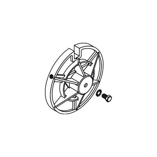 Jeux d'adaptation D.124 moteurs D.80Tube Ø133 x 4mm de 350 à 450Nm