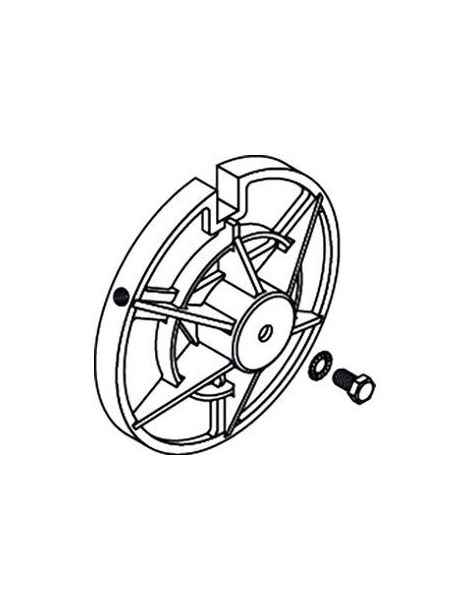 Jeux d'adaptation D.124 moteurs D.80Tube Ø133 x 4mm de 350 à 450Nm