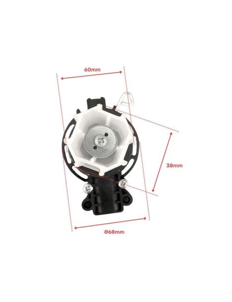 Mini couple conique débrayable Droit Octo40 - Carré de 6 dimensions