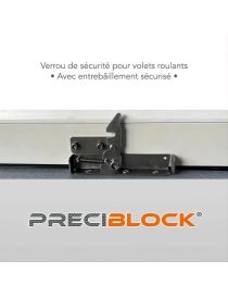 Verrou avec entrebaîlleur de volet roulant