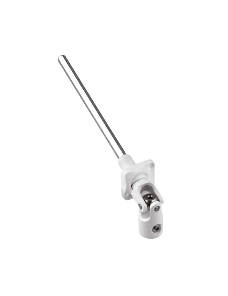Sortie de caisson 30° 6P7 - Diam 13mm Blanc - 3 trous