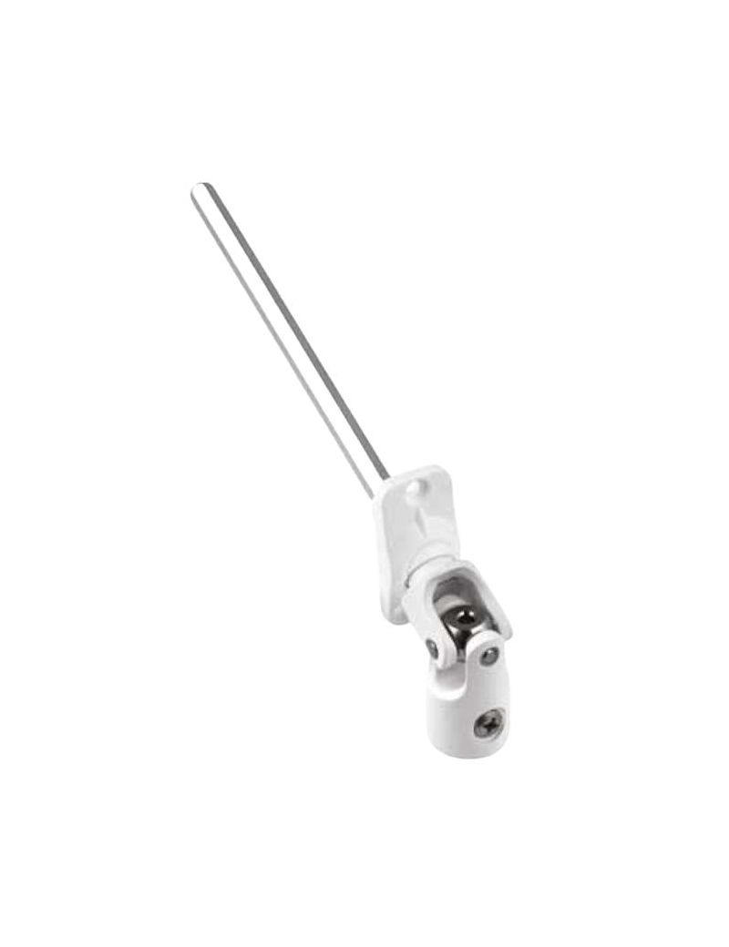 Sortie de caisson 30° 6P7 - diam 13mm Blanc