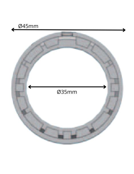 Réducteur Ø35mm pour bague Ø45 intérieur