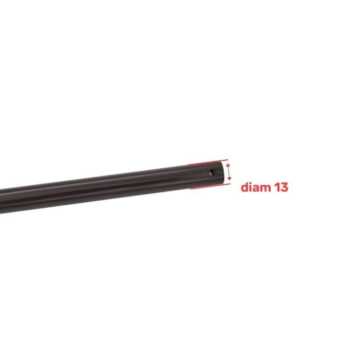Manivelle Complète Ø13mm Marron 1200mm de long + clip