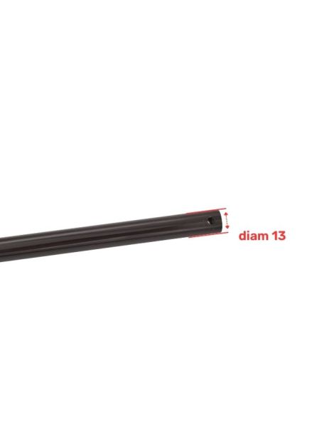 Manivelle Complète Ø13mm Marron 1200mm de long + clip