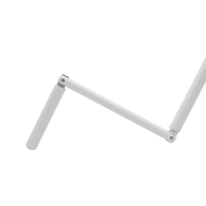 Manivelle Complète Ø13mm Blanc 1400mm de long + clip
