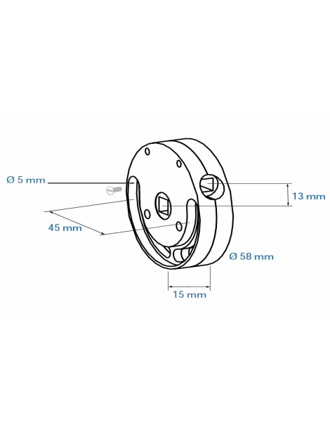 Treuil 1415 Simu 6P6 - C7 SFC 1/4 grand diamètre