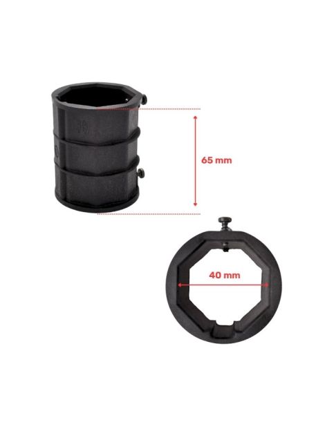 Bague pour verrou DVA et tube octo 40 côtes