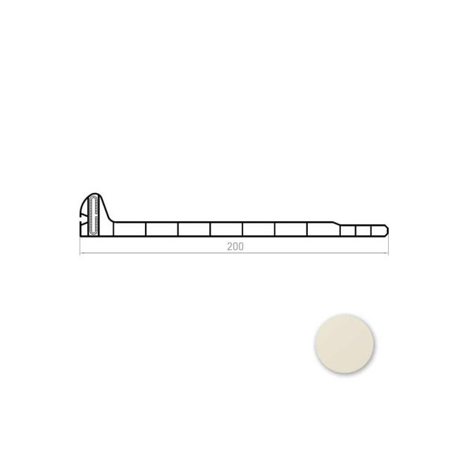 Echantillon de sous face 5/6 cm - Beige