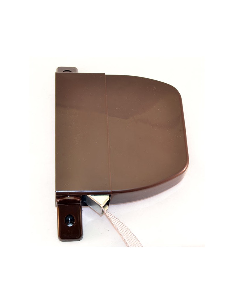 Enrouleur ALUTOILE MARRON Pivotant + sangle