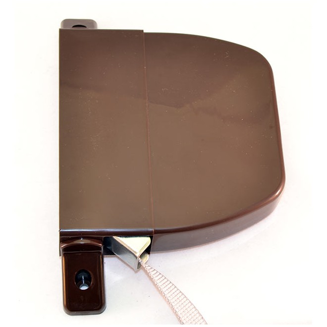 Enrouleur ALUTOILE MARRON Pivotant + sangle