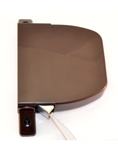 Enrouleur ALUTOILE MARRON Pivotant + sangle