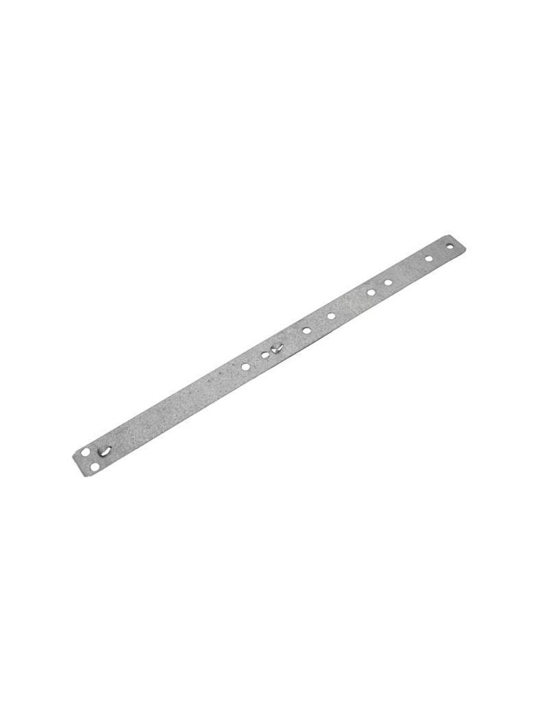 Patte Lucoroll Acier Galvanisé Embouti 12/10 Largeur 20 mm Zingué-Bichromaté
