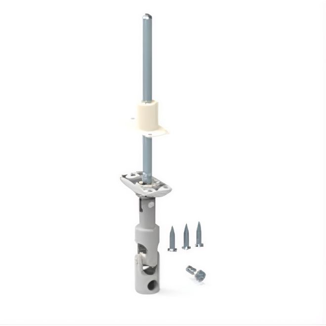 Mini Bloc Guide avec système déporté 6P7 - tige 130 mm