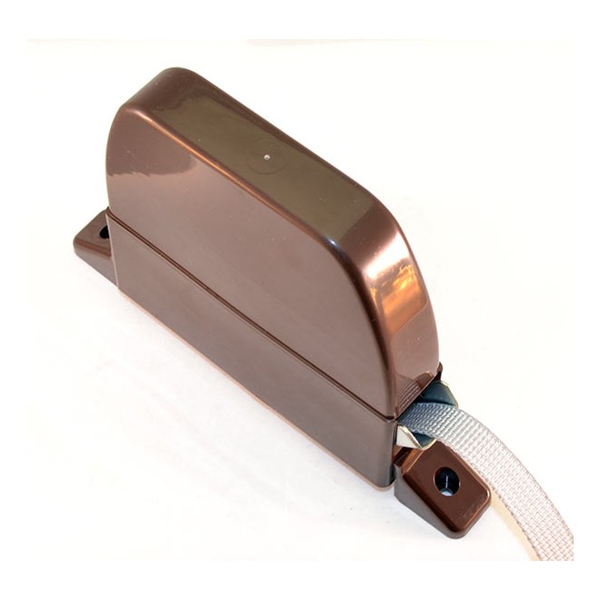 Enrouleur ALUTOILE MARRON Pivotant + sangle