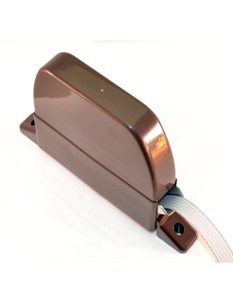Enrouleur ALUTOILE MARRON Pivotant + sangle