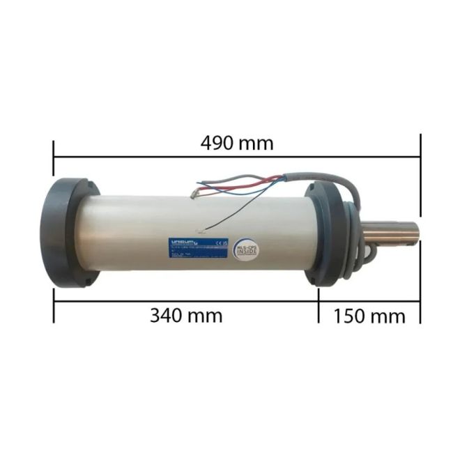 Moteur immergé UNICUM 500Nm (PL6010) pour volet de piscine