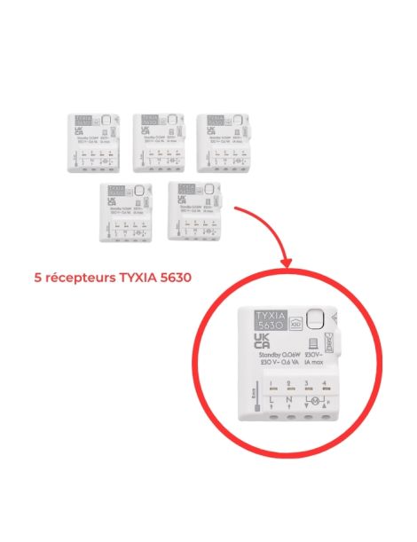 Pack TYXIA 541 pour centralisation de volets roulants - recepteur tyxia 5630