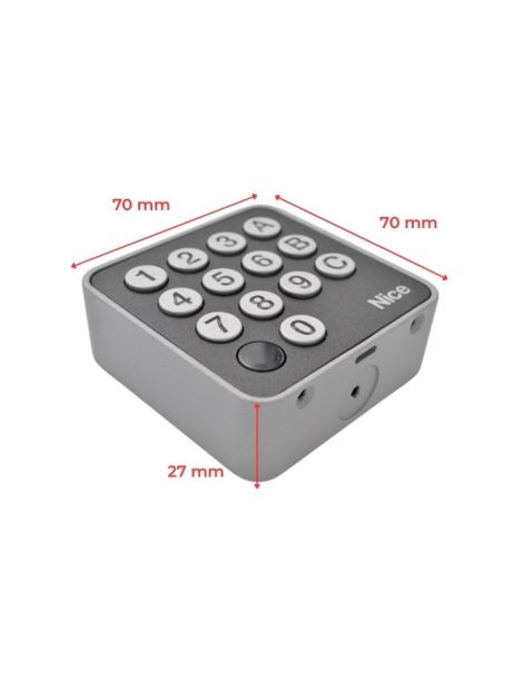 Clavier à code Radio Era Keypad EDSWG Nice - mesure