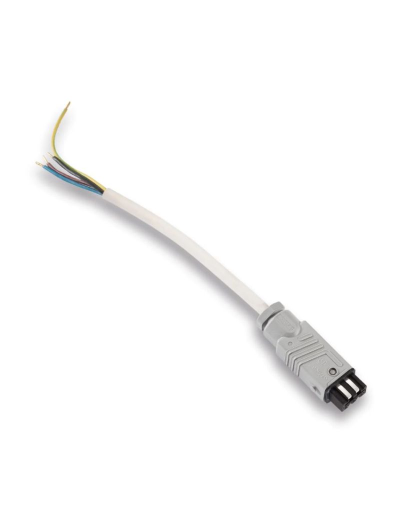 Cable Hirshmann 2m Mâle 3 broches + terre