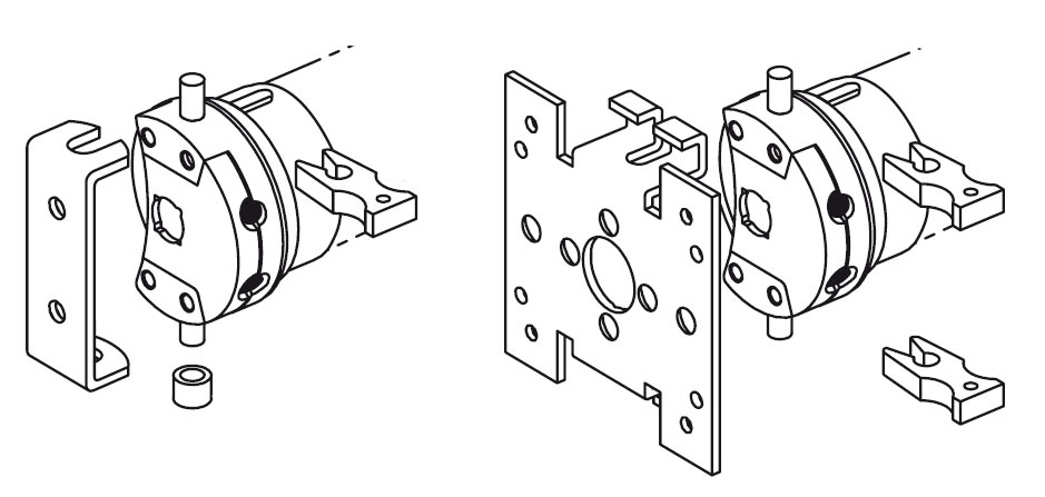 paires epingles et bagues support moteur simu