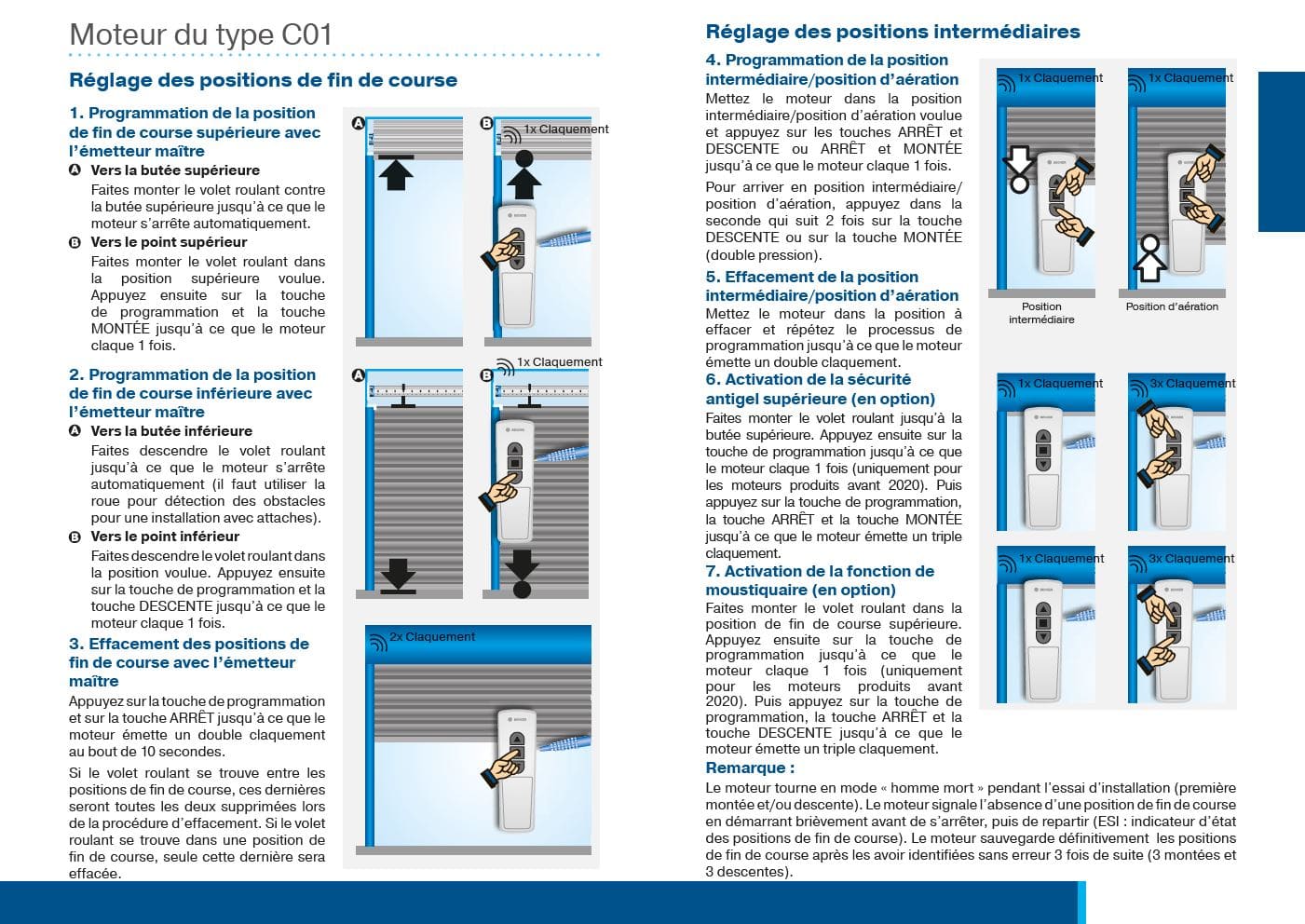 Comment programmer un moteur Becker ?