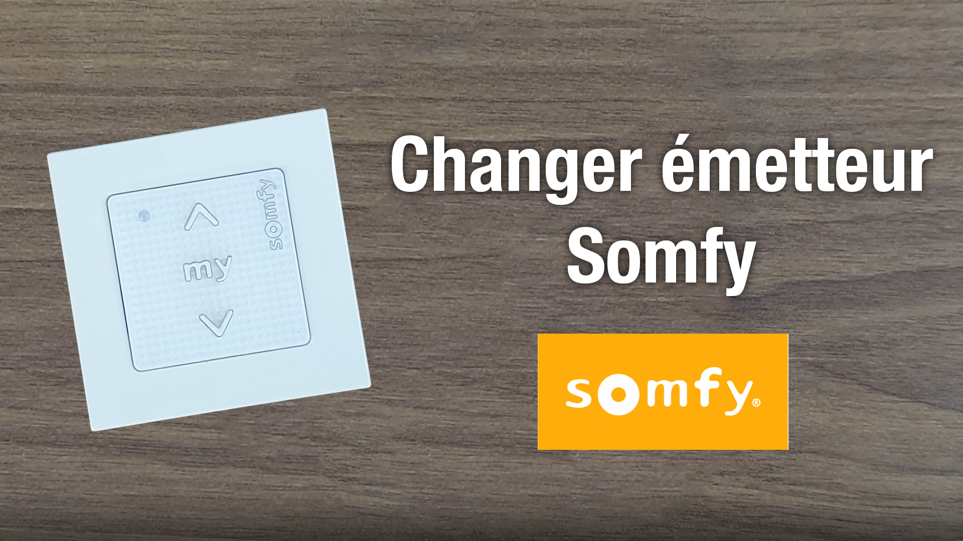 video Fins de Course émetteur Somfy Io