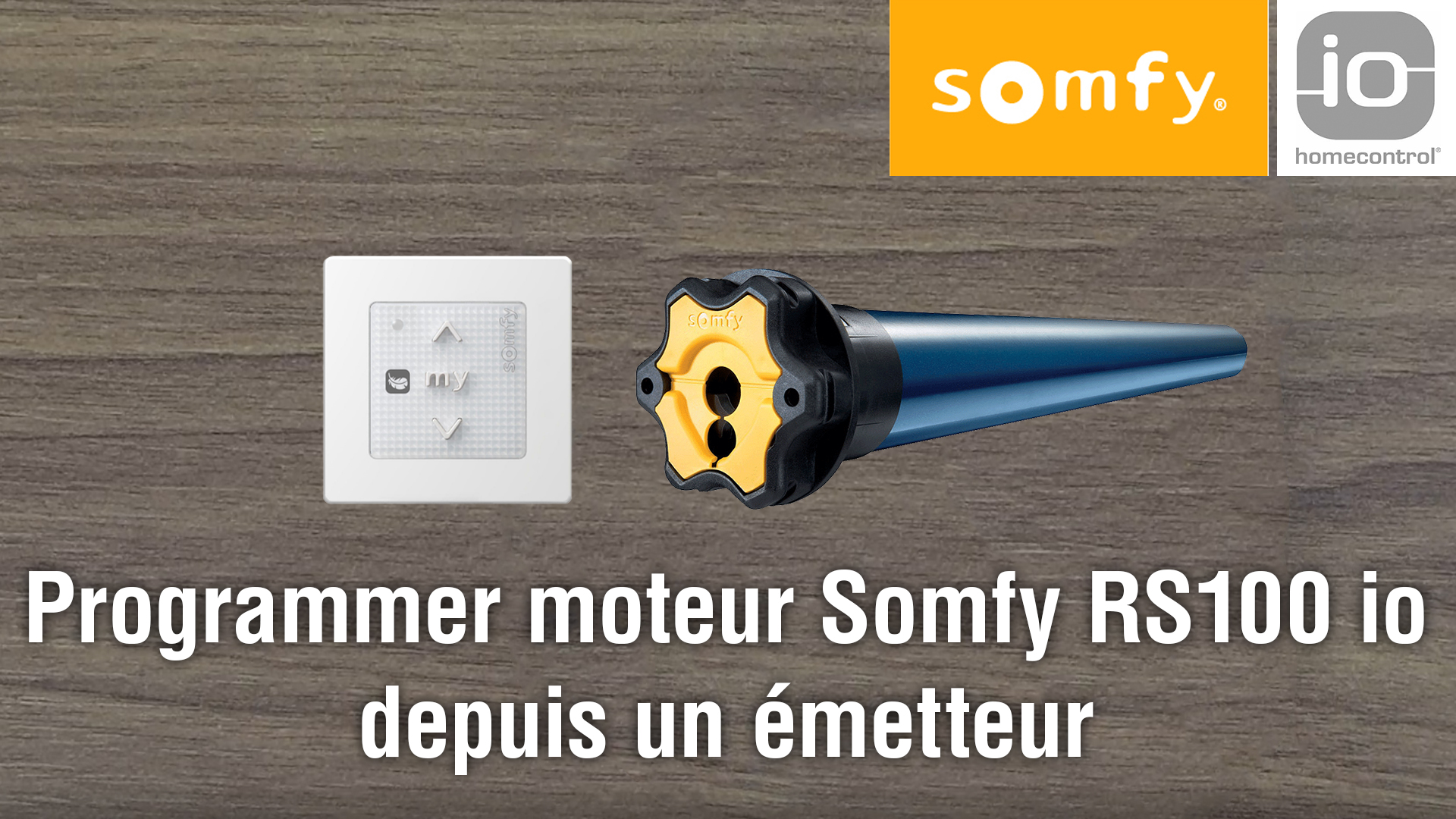 videoEmetteur Somfy RS100 io