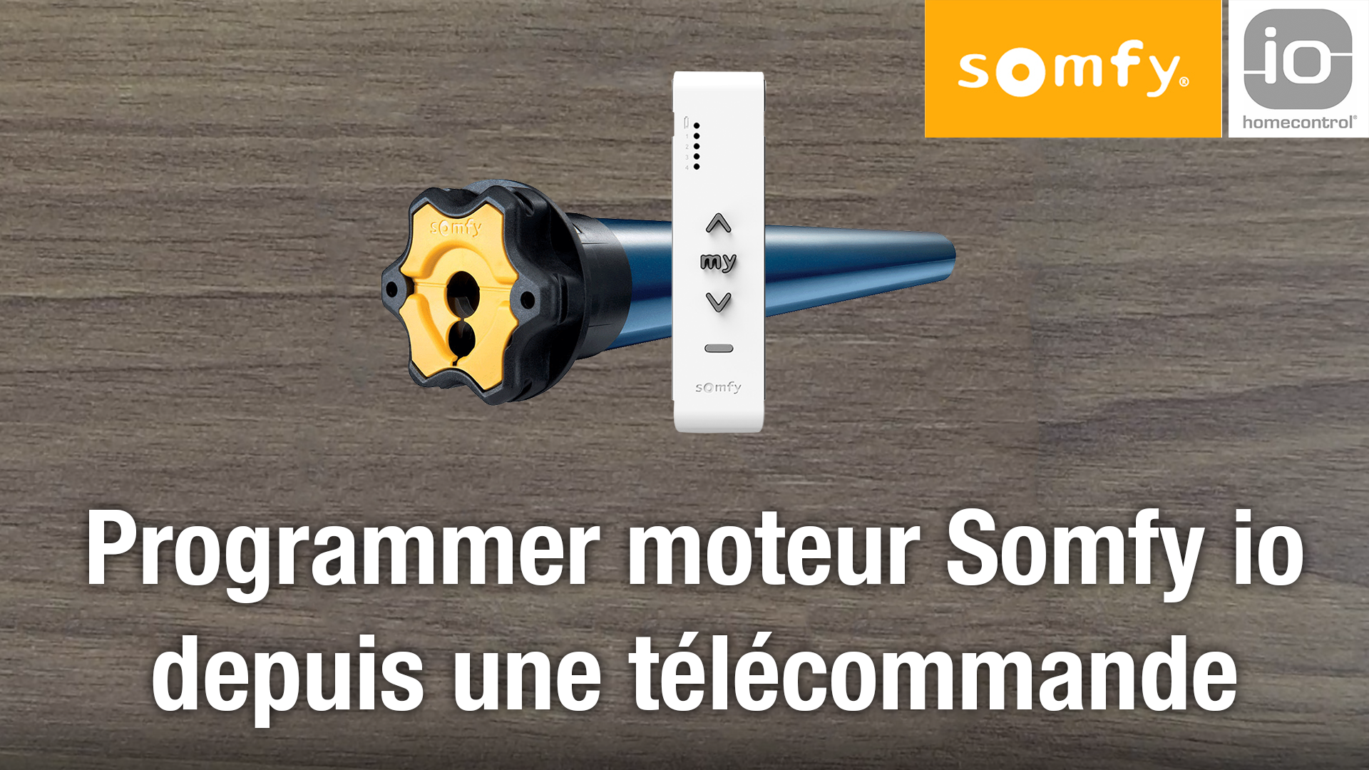 video Télécommande Somfy io