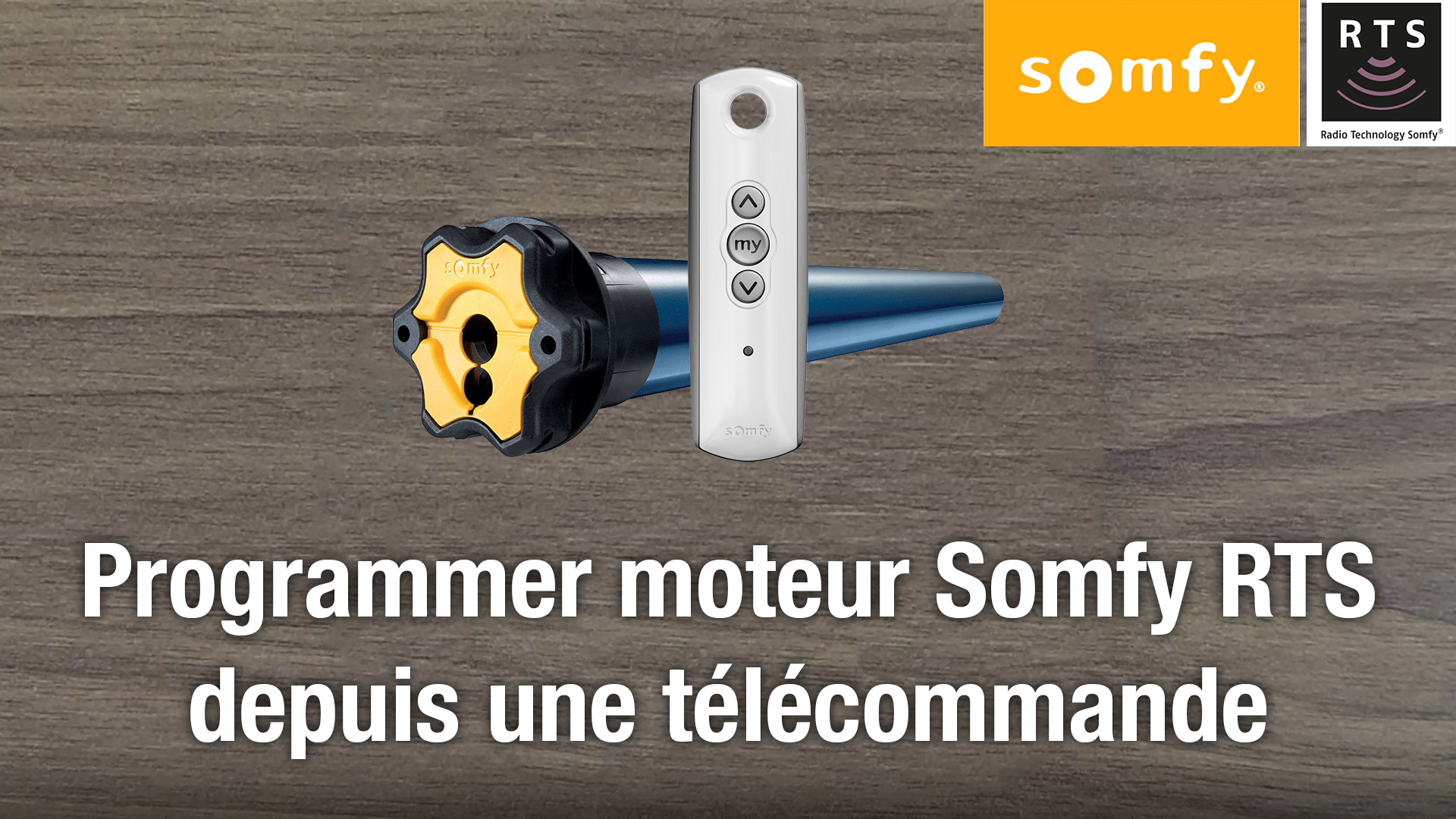 video Télécommande Somfy RTS