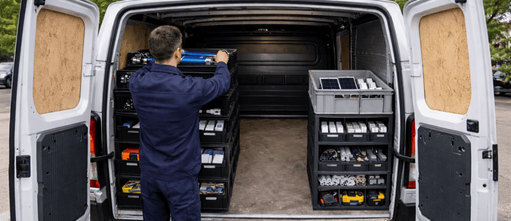 La checklist des pro du volet roulant des pièces à avoir dans le camion pour 90  du SAV