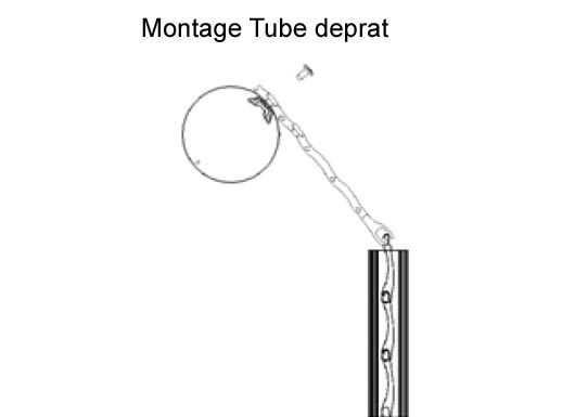 Montage tube deprat