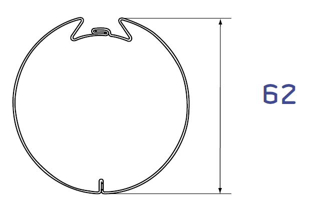 Tube pour adaptateur Enjoy motor Deprat 62 mm