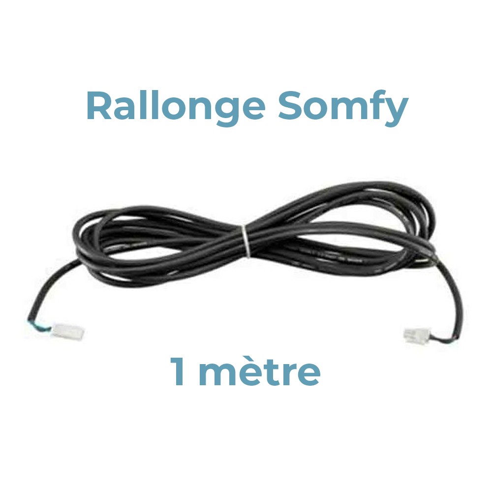 Rallonge Panneau Solaire Somfy 1 mètre