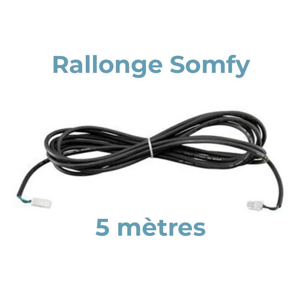 Rallonge Panneau Solaire Somfy 5 mètres