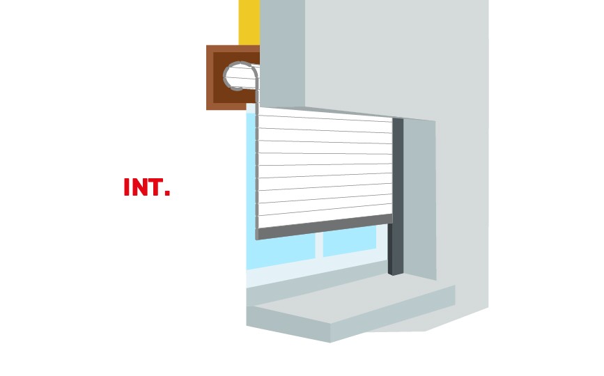 Menuisé - enroulement intérieur