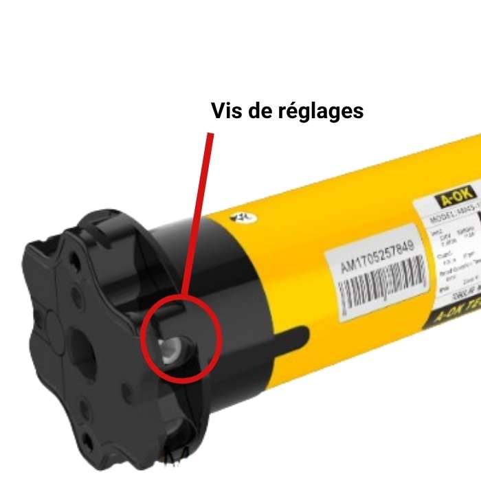 Vis de réglage Moteur filaire AOK AM45-20/17 FDM